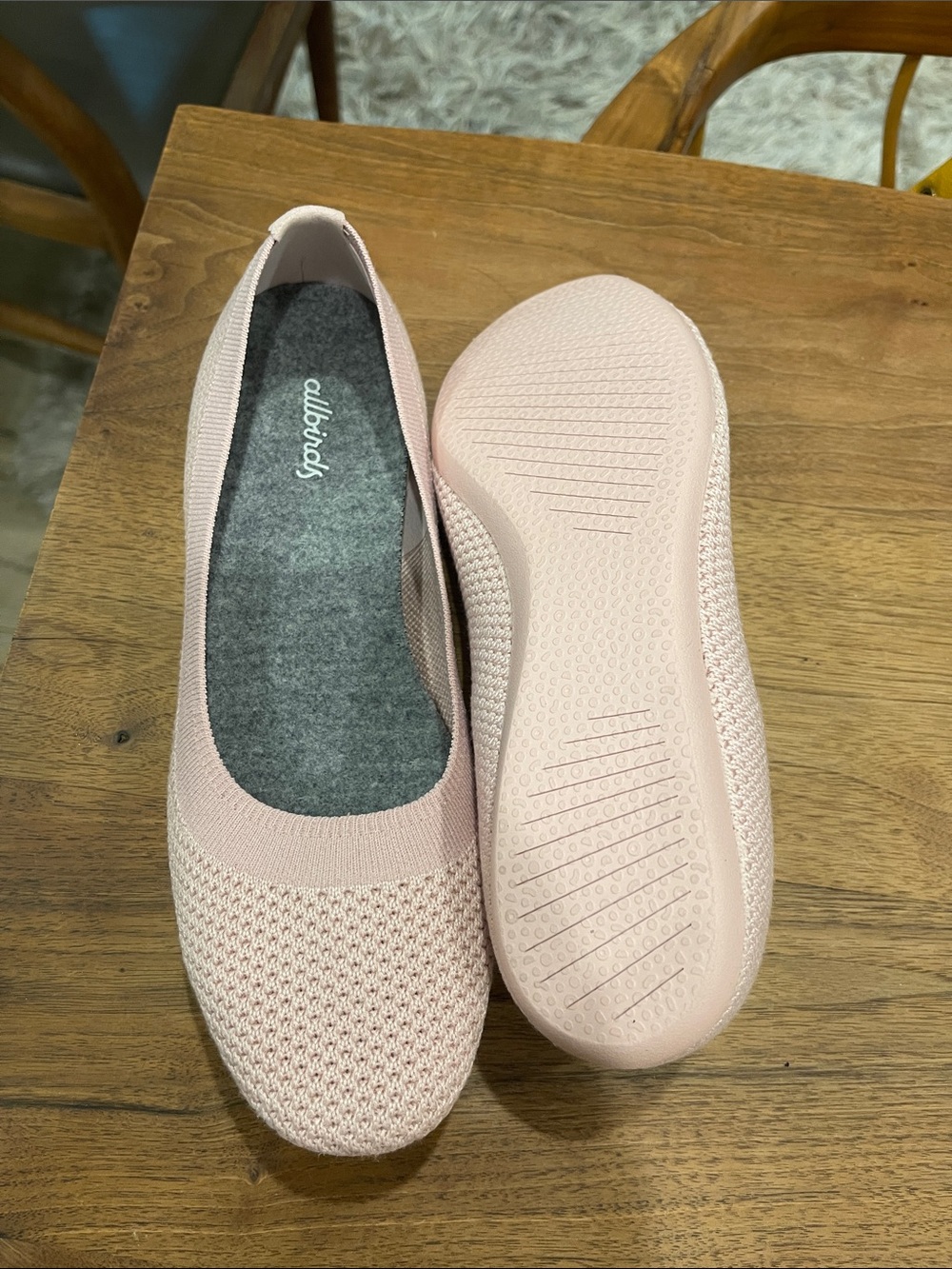 Allbirds new Women's Pink Knit Ballet Flat - Comfortable Everyday Shoe 8.5